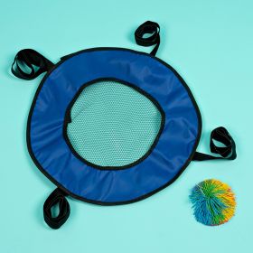 Double Throwing Ball Toddler Group Child Sense Training Equipment (Option: Double Throwing Ball Blue)