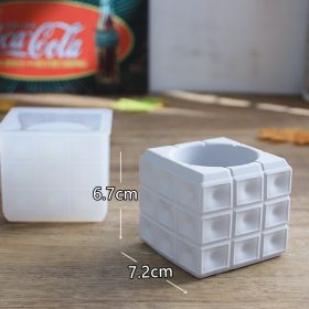 Succulent Bonsai Silicone Mold Storage Box (Option: E Mold)