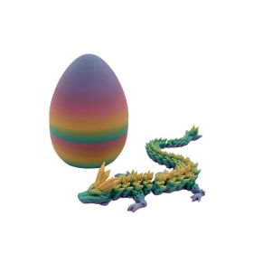 3D Printing Dragon Egg Colorful Egg Crystal Joint Toy (Option: Rainbow)