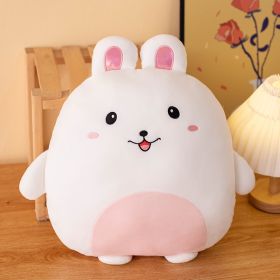 Creative Cartoon Cushion Peach Lexi Animal Cushion Dinosaur Cute Doll Plush Toys (Option: Rabbit-40cm)