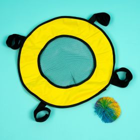 Double Throwing Ball Toddler Group Child Sense Training Equipment (Option: Double Throwing Ball Yellow)