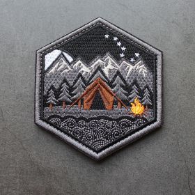 Adventure Embroidery Velcro Cross Country Badge (Option: Style5)