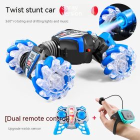 Gesture Induction Twist Car Stunt Remote Control Car Toy (Option: Blue Spray-Ratio 1 To 24)