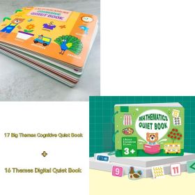 Books For Early Education Material Package Montessori Quiet Book (Option: 17 Quiet Book And16 Quiet Book)