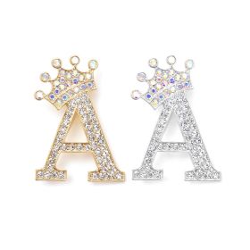 Fashion English Letter Brooch Creative Clothing Accessories (Option: Silver-A)