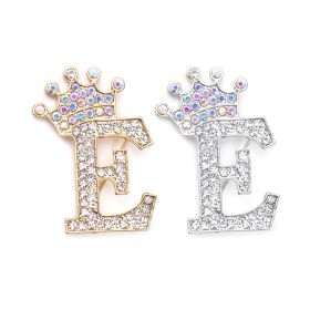 Fashion English Letter Brooch Creative Clothing Accessories (Option: Silver-E)