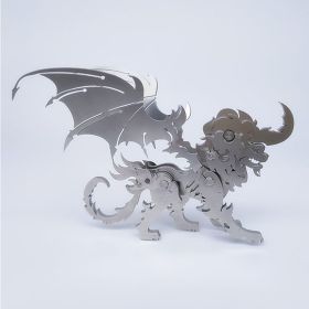 3D Metal Puzzle Model Decoration Toy (Option: Golden Dragon Beast)