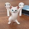 1pc/5pcs Cute Cat Pen Holder, Toy Cat Headphone Holder, Enchanted Dancing Cat Pen Holder, Home Desktop Ornament