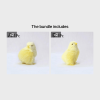 1pc Simulated Little Chick Figurine Lifelike Chicken Figurines Animal Figurine Realistic Chicken Photography Props Easter Supplies Easter Toy