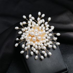 Temperament Luxury Pearl Brooch Female Fashion (Option: 5 Style)