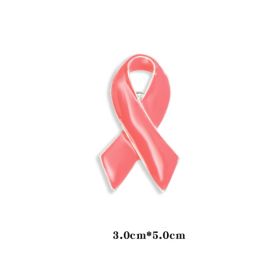 Metal Badge AIDS Prevention Activity Red Ribbon (Option: New fans with medium size)