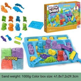 Space Toy Sand Mold Set Animal Dinosaur (Option: Animal 1000g-With sandbox)