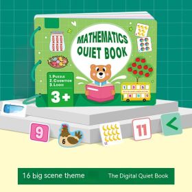 Books For Early Education Material Package Montessori Quiet Book (Option: 16 Theme Digital Quiet Book)