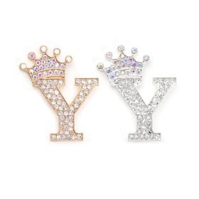 Fashion English Letter Brooch Creative Clothing Accessories (Option: Gold-Y)