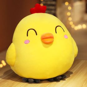 Cute Funny Expression Little Yellow Chicken Doll (Option: Squinting Yellow Chicken-35x 50cm)